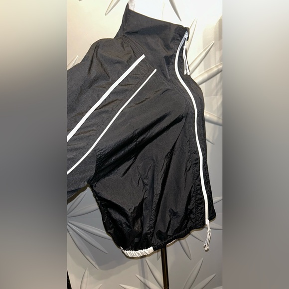 NWT FP Movement SZ M black/white dual direction, zip front jacket w/pockets. - Picture 6 of 14